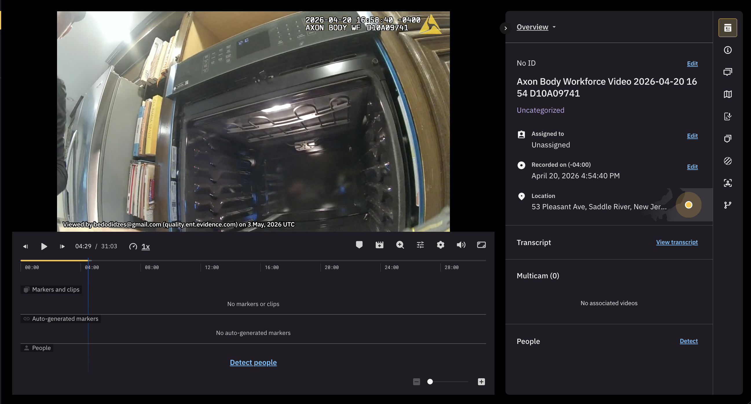 Axon body cam footage D10A09741